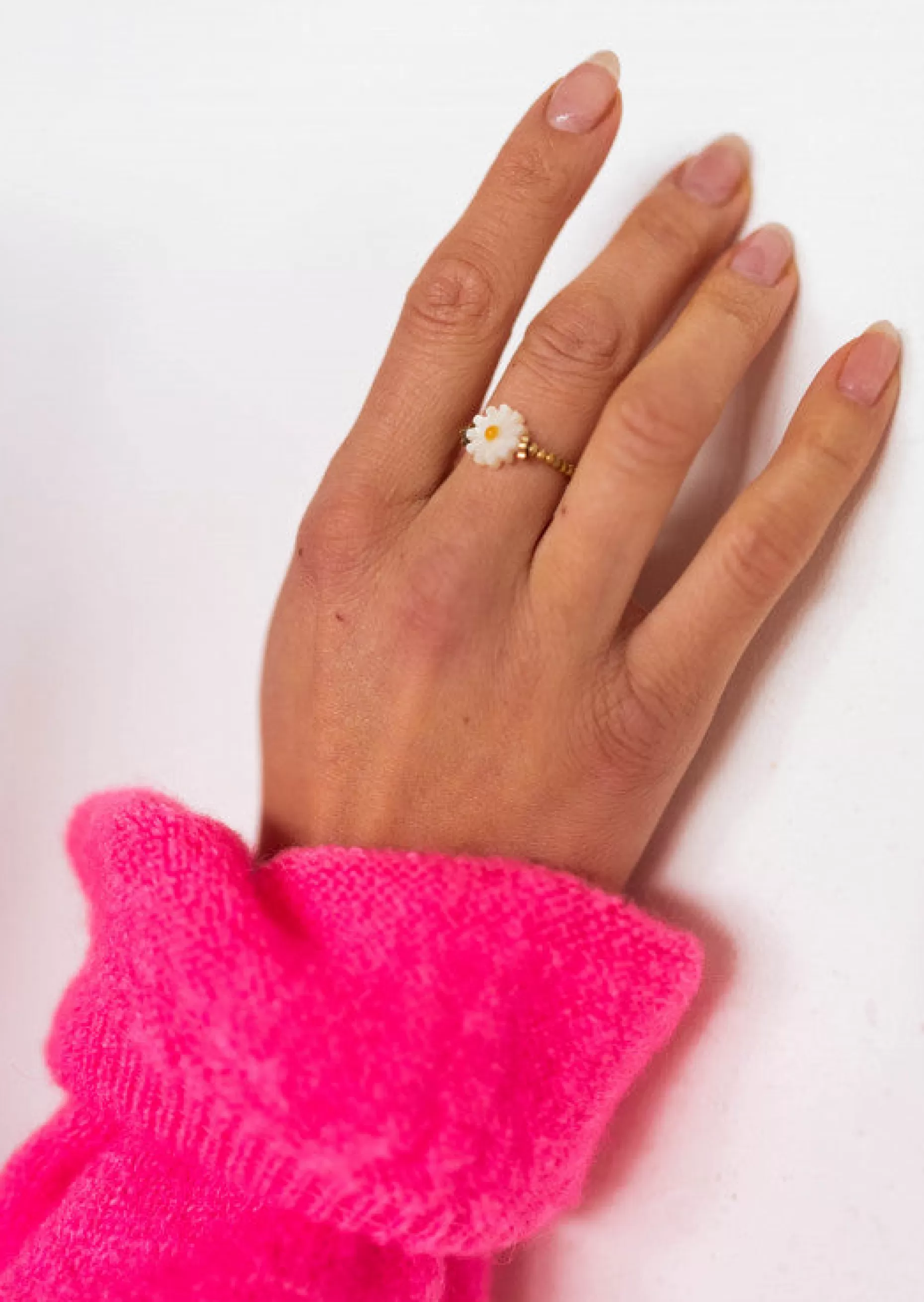 Shop Bague Viva dorée | Bague marguerite | Prêt-à-porter en ligne | Easy Clothes Bagues