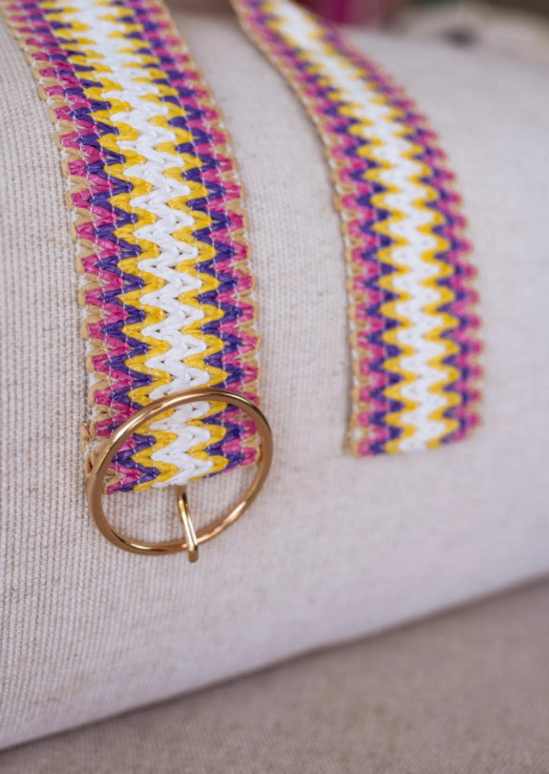 Clearance Ceinture Marja rose | Ceinture tressée rose | Prêt-à-porter en ligne |  Easy Clothes Ceintures