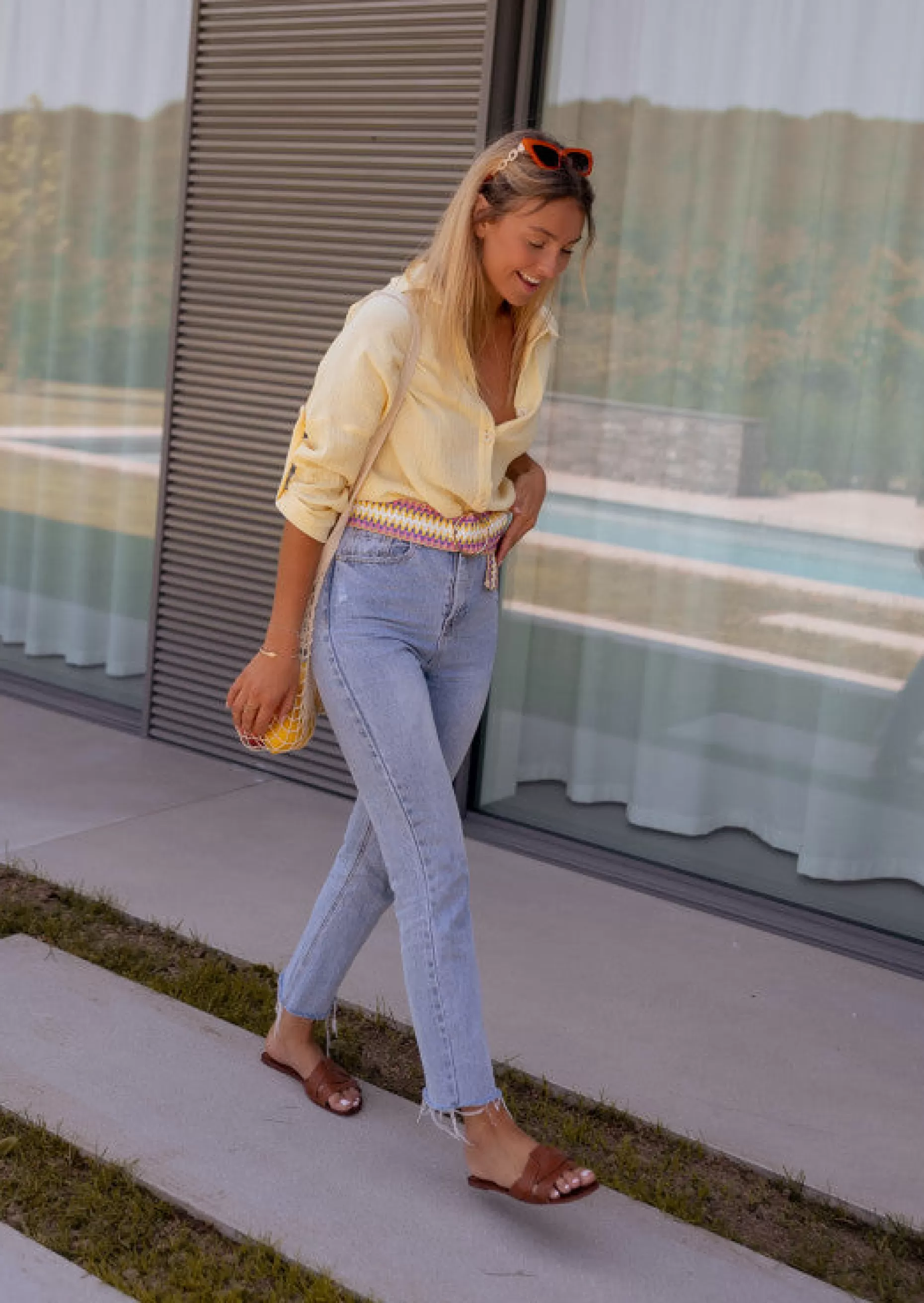Clearance Ceinture Marja rose | Ceinture tressée rose | Prêt-à-porter en ligne |  Easy Clothes Ceintures