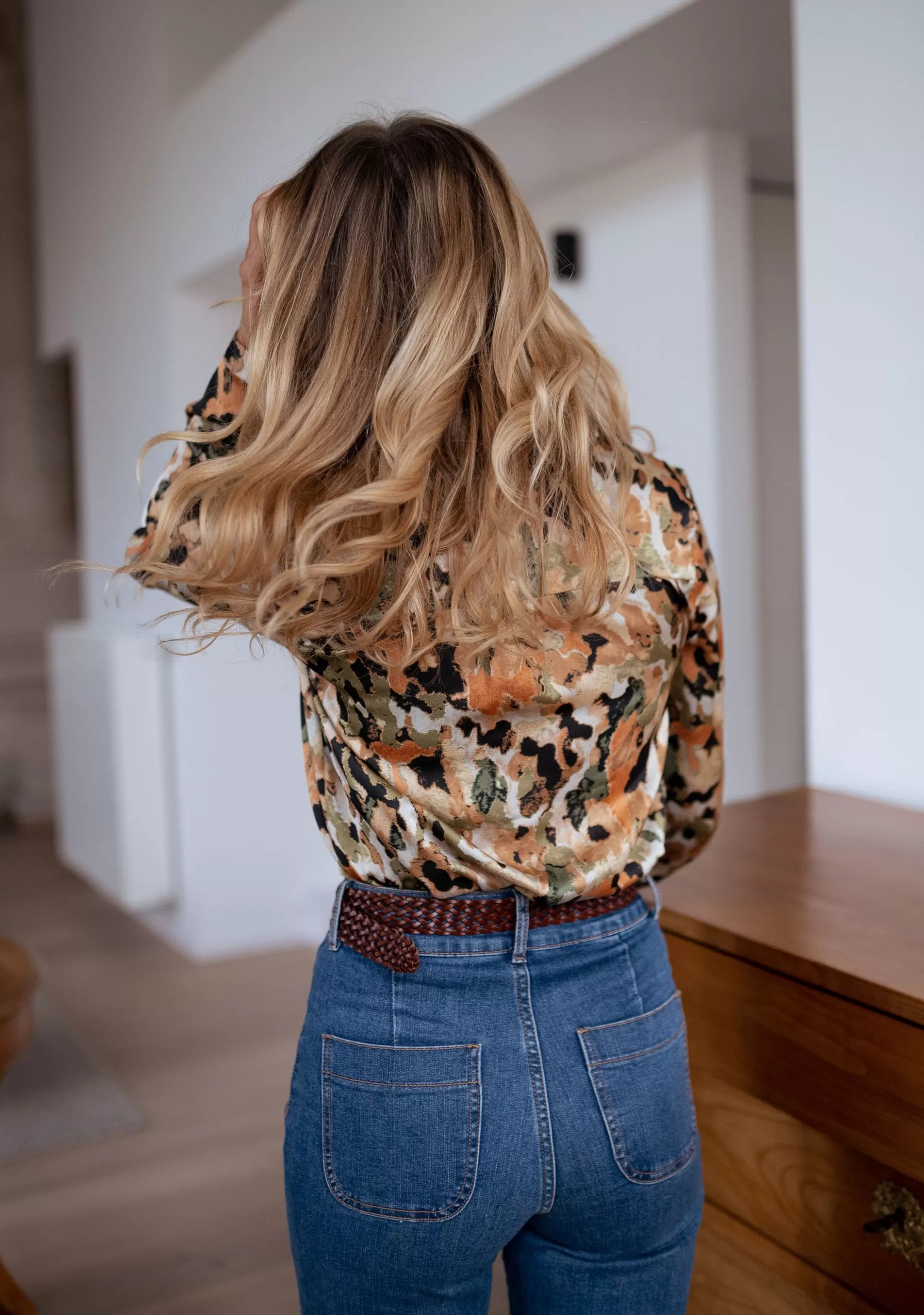 New Chemise Anais à motifs | Chemise classique femme |  Prêt-à-porter en ligne | Easy Clothes Femme Chemisiers & Blouses