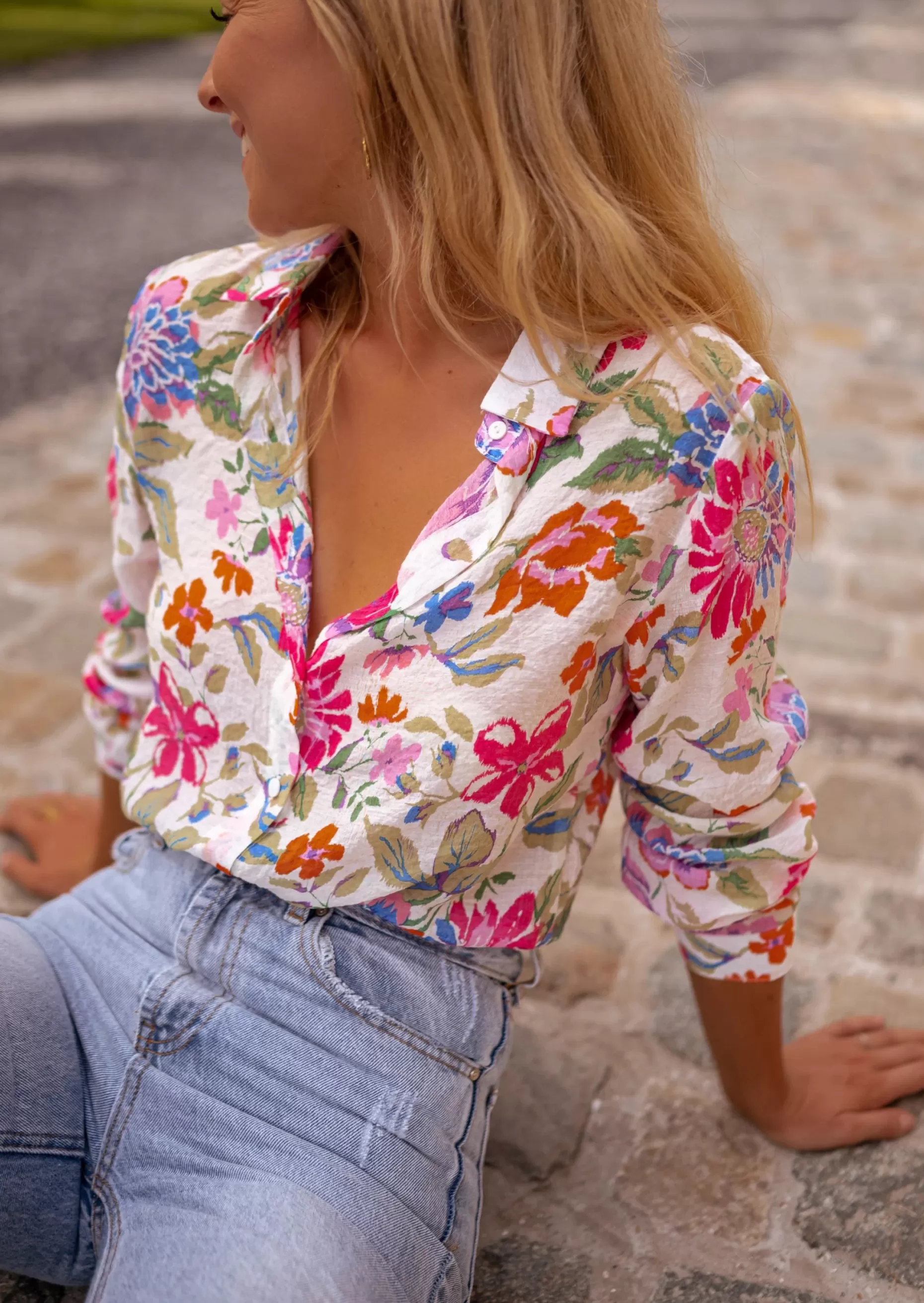 Sale Chemise Edda - Motifs À Fleurs - MulticoloreEasy Clothes Femme Chemisiers & Blouses