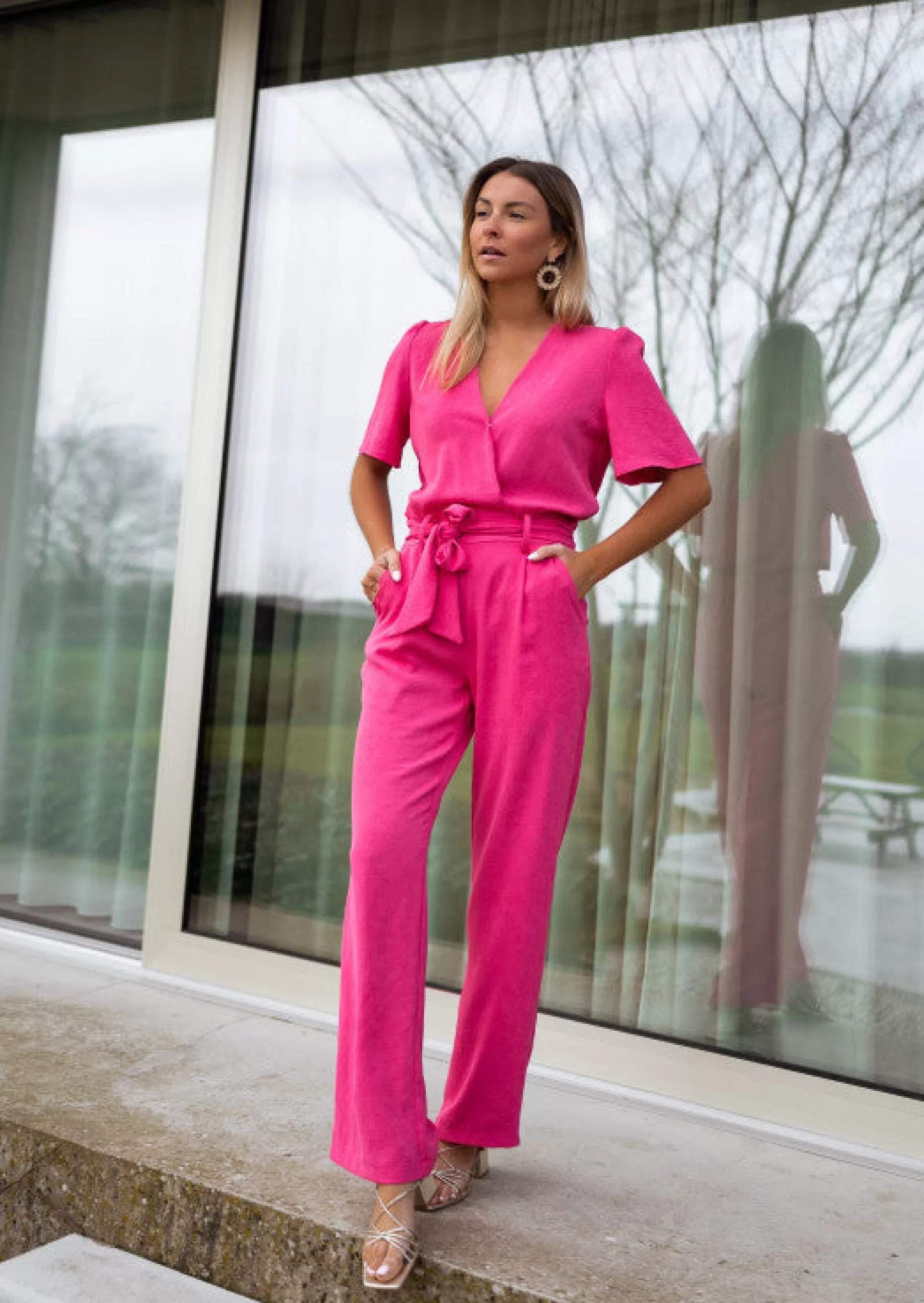 Discount Combinaison Stan rose | Combinaison rose flash | Prêt-à-porter en ligne | Easy Clothes Femme Combinaisons