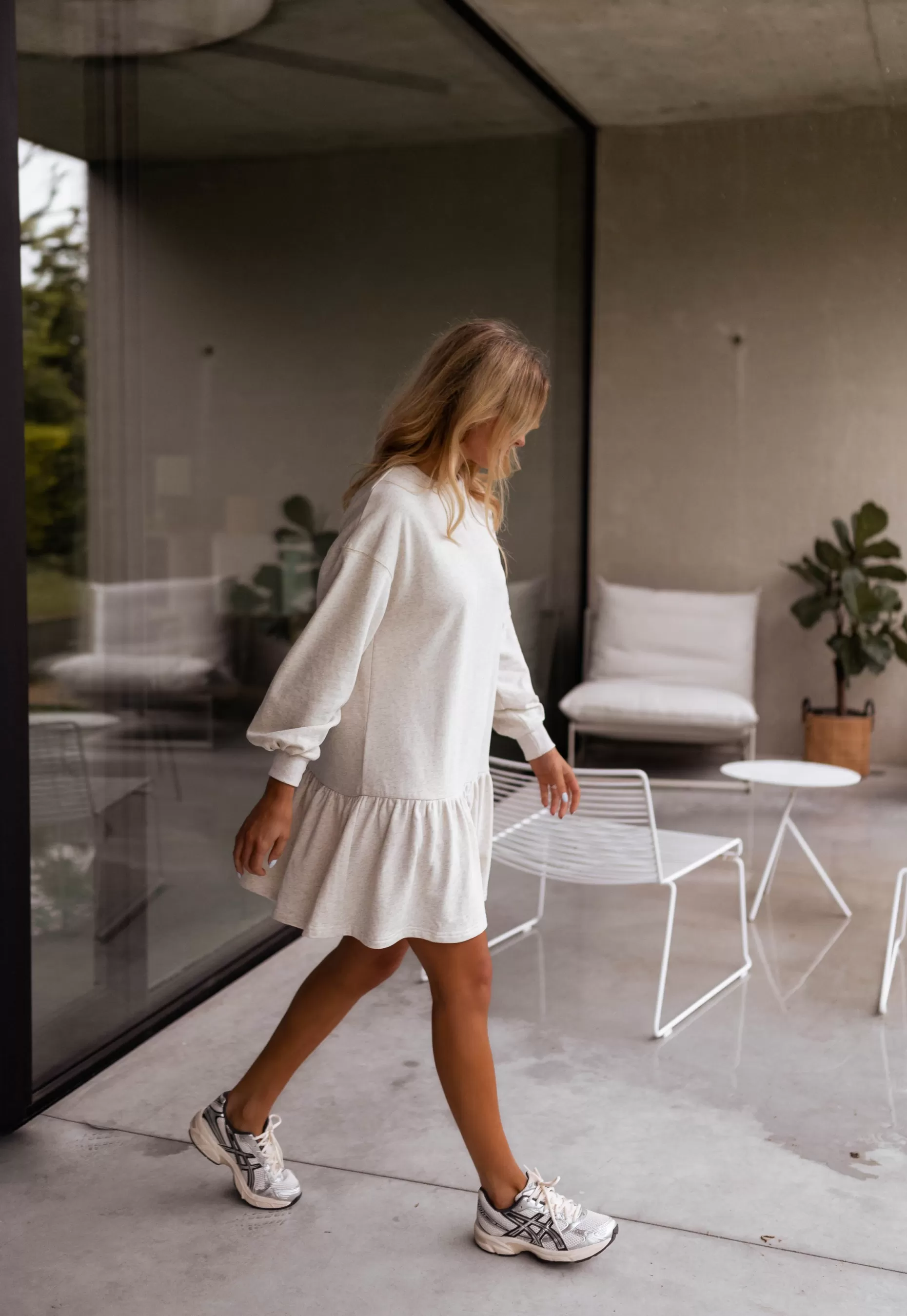 New Robe pull Bertina grise | Robe pull ample |  Prêt-à-porter en ligne | Easy Clothes Femme Robes